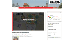 Desktop Screenshot of dielinke-kvnland.de